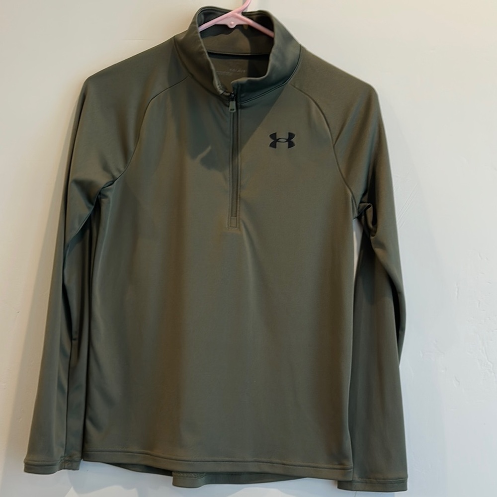 Under Armour Green Half-Zip Pullover
